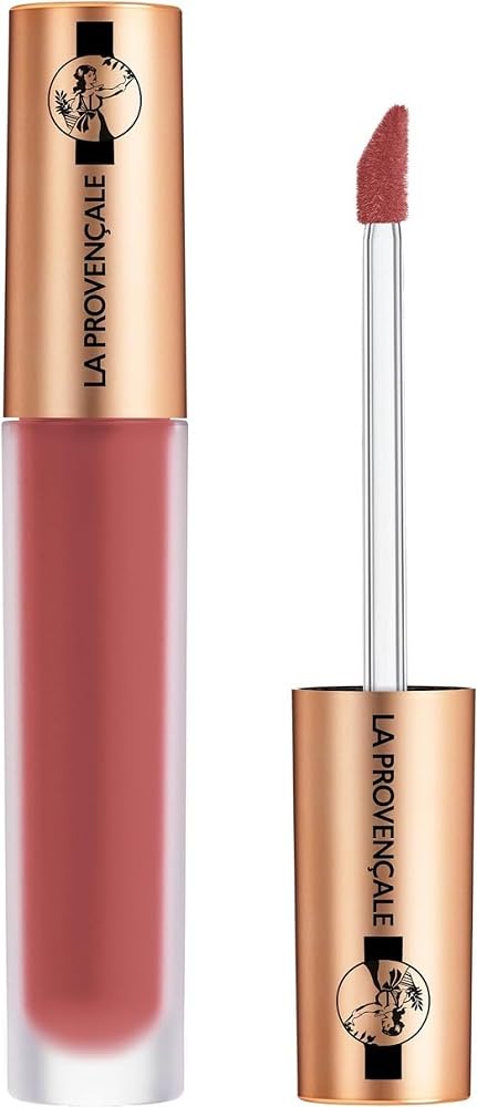 La Provençale Le Rouge matt ochre – 100% ingredients of natural origin – enriched with nourishing oil – for intense lips with a velvety matte finish – shade Cavaillonrosa (117)