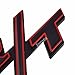 zorratin Special Red Trim Black R/T RT Side Fender Trunk Emblem Badge w/ Sticker for Dodge Challenger Charger Avenger SRT