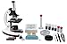 Pearington AP-M0004 Kids Beginner Metal Microscope Set with 58 Piece Accessory Kit and Case, 12.58