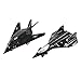 YMCtoys Airplane Toys Set of Die Cast Metal Military Themed Fighter Jets for Kids, Boys or Girls - Great Gift, Party Favors or Cake Toppers