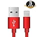 Lightning Cable,OTISA, 3Pack 5Ft/ Charger Cord For iPhone Nylon Braided Charging Cable For iPhone，Cable for iPhoneX/8/8Plus/7/7 Plus/6/6 Plus/6s/6s Plus/5/iPad Air / Air 2 / iPad mini/and more [Red]