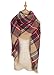 DEARCASE Large Tartan Fashion Women Scarf Lovely Best Gift Scarf Wrap Shawl