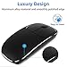 Rechargeable Wireless Mouse, Metal 2.4G Silent Click Type C Laptop Mouse Wireless, Slim Portable USB-C Mac Mouse, Compatible with Notebook,PC (Black)thumb 4
