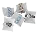 P2P@zita 10-pieces Velvet Small Bracelet /Watch Pillow Jewelry Displays (Black) (Gray)