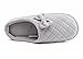 HomyWolf Women's Coral Fleece House Slipper Memory Foam Bedroom Slipper Clog With Cute Bowknot, Size US 7.5-8.5