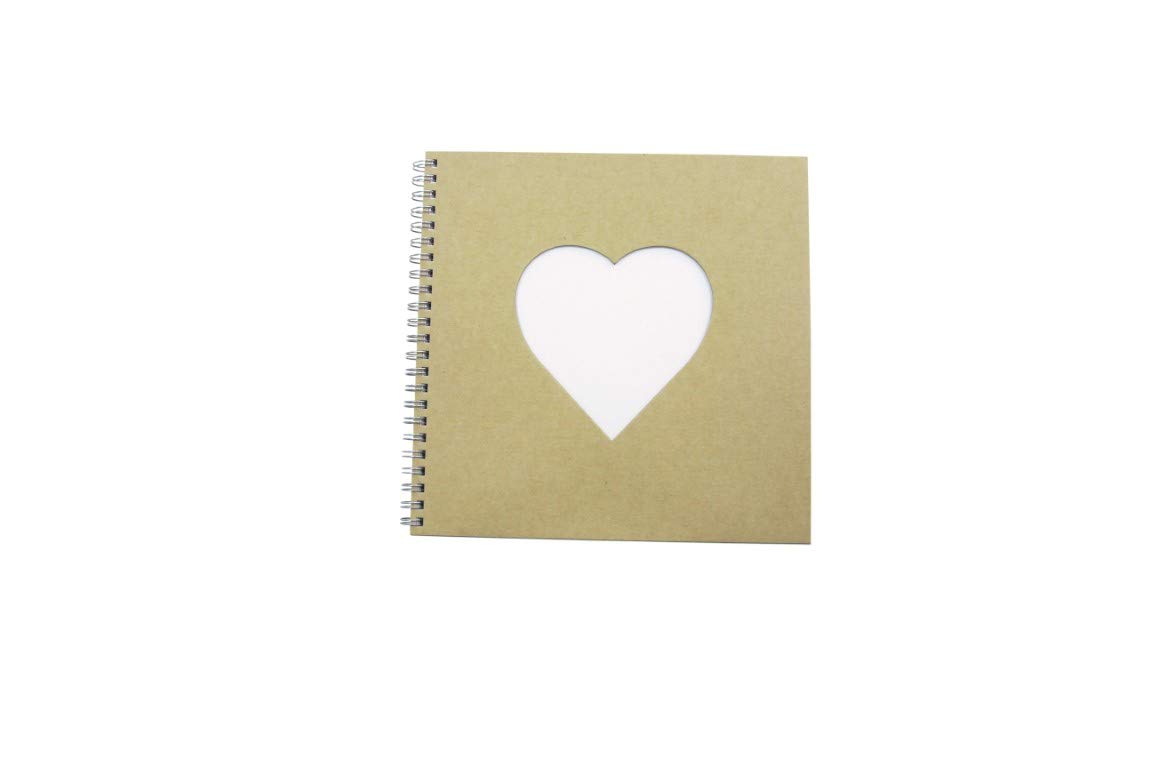 Décopatch - Ref EV012O - Square Guest Book - Papier Maché Object to Decorate - 1 x 20 x 20cm - Decorate with Décopatch Papers & PaperPatch Glue, Glitter, Paints