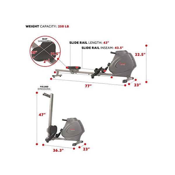 Sunny-Health-Fitness-SPM-Magnetic-Rowing-Machine-SF-RW5801 Sunny Health & Fitness SPM Magnetic Rowing Machine SF-RW5801