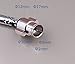 Push on Male F Type Coaxial Coax Telescopic FM Antenna for Home Theater AV A/V Receiver and The Earlier Bose Radios Denon Yamaha ONKYO MARANTZ Philips TEAC Sony Home Theater AV A/V Receiver