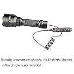 Zytree(TM) Remote Mouse Tail Wire Line Extended Pressure Switch for C8 LED Flashlight Torch Lamp Aluminum Alloy
