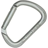 Kong Italy - X-Large Carbon Steel Straight Carabiner - Lunar White