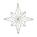 LampLust Pre-lit Lighted LED Star, Indoor/Outdoor Use, Timer Option, Warm White Lights, 16 inch - for Eid & Ramadan Decorations, Wedding Decor for Windows and Walls