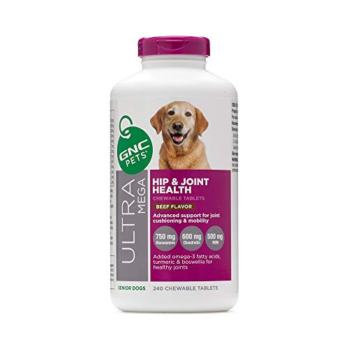 GNC Pets Ultra Mega Hip & Joint Health Chewable Tablets Dog Supplement