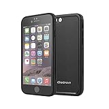 iPhone 6/6s Case, Getron Ultra Slim Premium Fit Protective Bumper Drop Protection Dust Proof Design TPU Case with Built-in Clear Screen Protector for Apple iPhone 6 / iPhone 6s (4.7 inch) (Black)