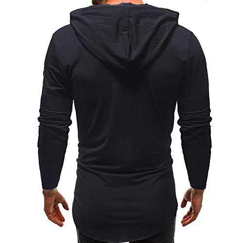 Clearance!Men's Fashion Pure Solid Color Camouflage Stitching Hoodie Outwear Shirt Top Blouse