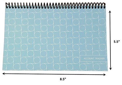 The Superior Check and Debit Card Register W I D E edition - Blue - Thumbnail 3