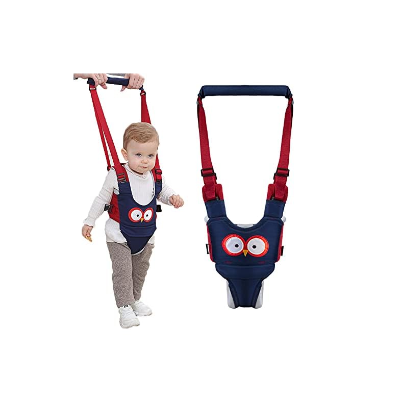 Baby Walker, Adjustable Baby Walking Harness Safety Harnesses, Pulling and Lifting Dual Use 7-24 Month Breathable Stand…