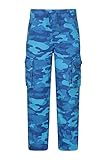 Mountain Warehouse Camo Kids Cargo Trousers -100% Cotton Summer Pants