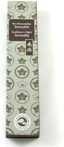 Karin Swallows in Flight Japanese Incense Sticks by Kunjudo + Incense Holder