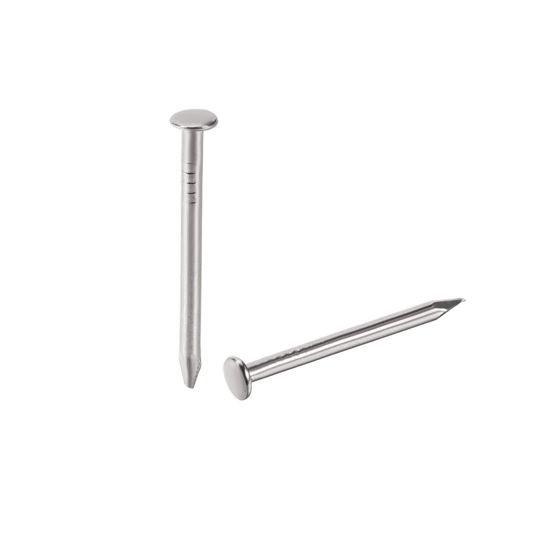 sourcing map Small Tiny Hardware Nails Carbon Steel 1.2X16mm(DXL) for DIY Decorative Wooden Boxes Accessories Silver Tone 1000pcs