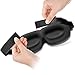 Drift to Sleep Eye Mask with 2 Pairs Soft Foam Moldex Ear Plugs Comfortable Unisex Sleep Mask