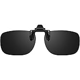 Trysee Clip on Sunglasses Over Prescription Glasses Polarized Flip Up Anti Glare Sunglasses UV400 Protection TS-CO-801