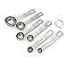 Stainless steel Measuring Spoons Set of 6 for Kitchen Dry and Liquid Ingredients