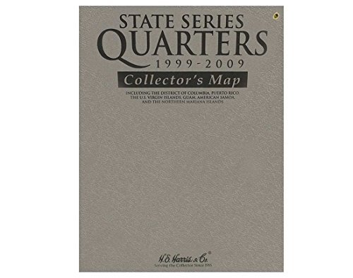 State Quarter Map Double Pack - Us State Quarter Collection