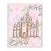 The Kids Room by Stupell Castle with Fleur de Lis on Pink Background Rectangle Wall Plaque