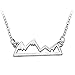 Mountain Necklace Jewelry For Avid Outdoor Lovers, Hikers, Skiers, Snowboarders, Climbing Enthusiasts