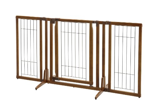 Richell Premium Plus Freestanding Pet Gate with Door