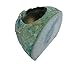 Rock Paradise 1 (ONE) Agate End Candle Holder Exclusive Certificate of Authenticity (Blue)
