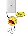 Hanging Emoji Door Wall Sticker Decal. Includes 2 Hanging Emojis. Great as Laptop Stickers, Nursery Room Decor, Light Switch Decals, and Many More. #6097