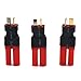 Padarsey T-Plug Male to HXT 4mm Connector No Wires RC LiPo Battery Connector Adapters (3PCS)