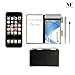 MF accessible trends Leather Pocket Notepad Steel Case Holder with Pen and Refillable Paper for To Do Lists and Note Jotting (The Diamond)