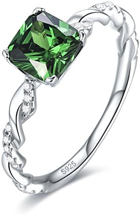 Merthus Womens 925 Sterling Silver Rope Band Created Ruby Ring