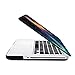 ICE FROG Slim Rubberized Plastic Hard Matte Frosted Case with Soft TPU Keyboard Skin and HD Screen Protecor for Macbook Pro 15