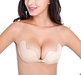 FUNOC® Silicone Gel Invisible Push Up Stick Bra Self Adhesive Strapless Backless