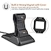 Aresh Compatible with Fitbit Charge 3 Charger, with 3(ft) USB Cable Charging Stand Dock Station for Charge 3/3 SE Fitness Activity Tracker