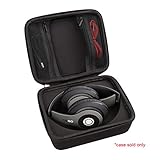 Hard Carry Travel Bag Case Compatible with iJoy Matte Finish Premium Rechargeable Wireless Headphones Bluetooth Over Ear Headphones Foldable Headse