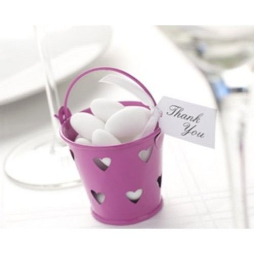 Neviti Pails Heart Pack of 5, Hot Pink