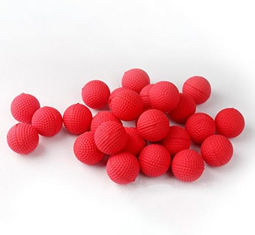 Bullet Balls Rounds Compatible Ammo For Nerf Rival Child Adult Blaster Toy TRENDINAO, Bullet Ball Replacement Refill Pack for Apollo, Zeus, Khaos, ARTEMIS (Red, 200PCS)