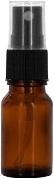 10/15/20/30/50/100ML Empty Amber Glass Bottle Essential Oil Mist Spray Container - 10ml Geshiglobal