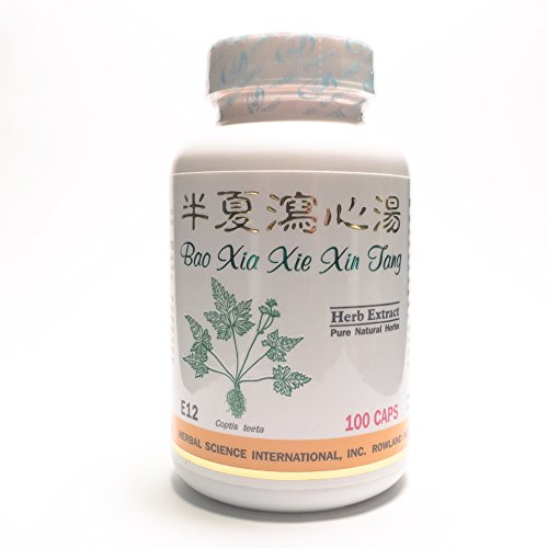 Pinella Stomach Formula Dietary Supplement 500mg 100 capsules (Ban Xia Xie Xin Tang) E12 100% Natural Herbs Pinella Stomach Formula Dietary Supplement 500mg 100 capsules (Ban Xia Xie Xin Tang) E12 100% Natural Herbs