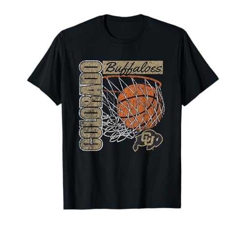 Colorado Buffaloes Vintage Basketball 90's Black T-Shirt