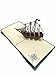 PopLife® Sailboat Tall Ship Pop Up Card for All Occasions - Happy Birthday, Graduation, Congratulations, Retirement, Anniversary, Fathers Day - Boaters, Pirates, Ocean Lovers - Folds Flat for Mailing