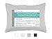 Moisture Wicking Toddler Pillowcase for Sweaty Sleepers - Fits 13 x 18 and 14 x 19 Pillows, Envelope Style Pillow Cover, Features Patented Drirelease(R) Moisture Wicking Technology (Gray)
