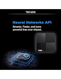 Android 9.0 TV Box, T95 Mini Android Box 2GB RAM 16GB ROM H6 Quadcore Smart TV Box 2.4GHz WiFi 3D 6K Streaming Media Player