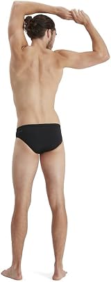 Speedo Eco Endurance+ 7cm Briefs Men Chlorine Resistant Training Swimwear Black view 3