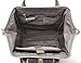 Kah&Kee Leather Backpack for Women and Men 15-inch Laptop Bag | Teacher Professional, Diaper Bag Backpack, Ideal for Work, School, Nurse, College & Travel (Dark Gray, Medium)