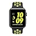 Apple Watch Series 2 Nike Sport Band, UMTELE Soft Silicone Replacement Strap with Ventilation Holes for Apple Watch Nike Plus Black/Volt 42mm